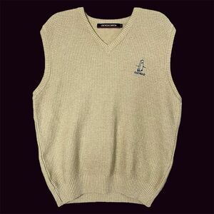 Oscar Jacobson Old Head Golf Sweater Vest Mens S Logo Preppy Old Money Ireland